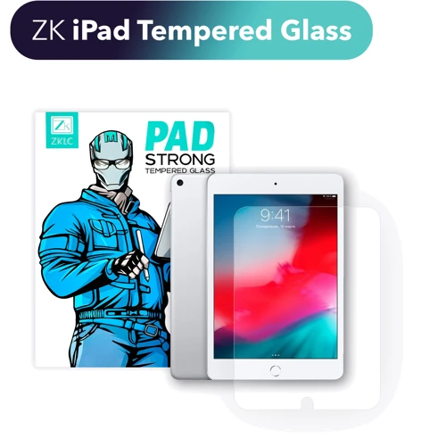 Аксессуар для iPad ZK Premium Tempered Glass for iPad mini 4/mini 5