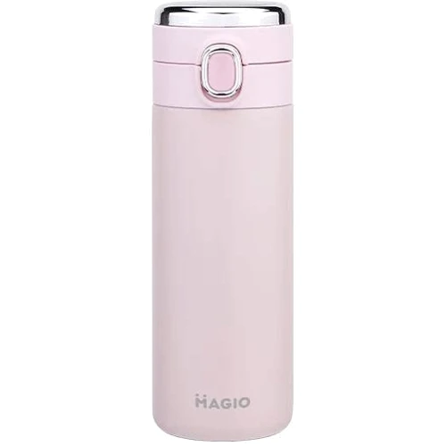 Термос Magio Smart вакуумный с термодатчиком розовый 400 мл (MG-1047P)