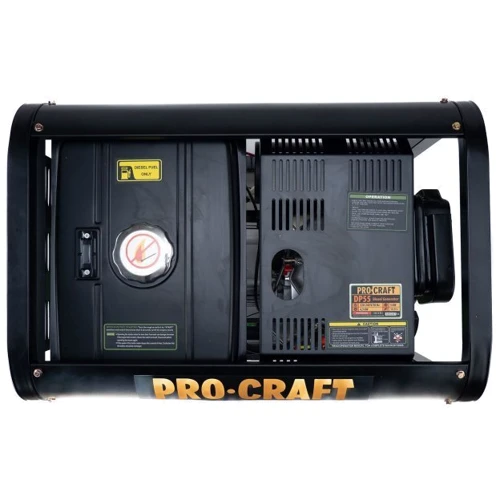 Генератор дизельный Procraft DP55: Количество фаз 1