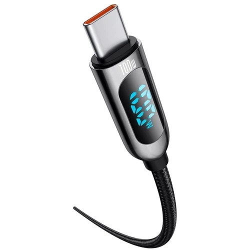 Кабель Baseus Cable USB-C to USB-C Display 100W 1m Black (CATSK-B01): Длина 1 м