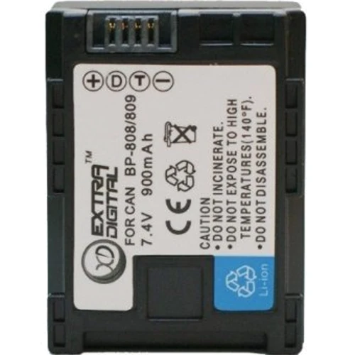 Аккумулятор ExtraDigital Canon BP-808 Chip