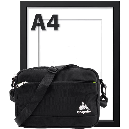 Чоловіча сумка через плече Onepolar чорна (W5677-black): Країна виробник Китай