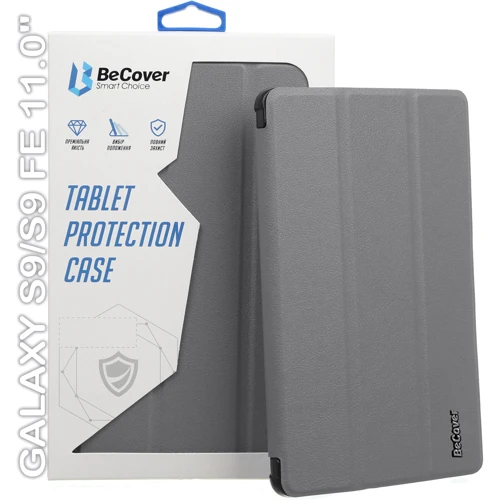 Аксессуар для планшетных ПК BeCover Smart Case Gray for Samsung X710 Galaxy Tab S9 / X510/X516B Galaxy Tab S9 FE (710411): Цвет серый