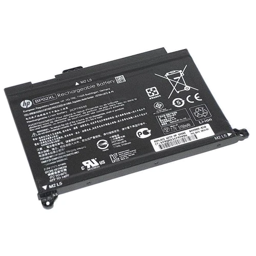 Батарея для ноутбука HP BP02XL 15-au 7.7V Black 5150mAh Orig (58532)