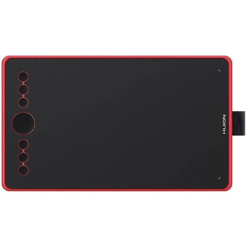 Графический планшет Huion Inspiroy Ink H320M Coral red: Multitouch Нет