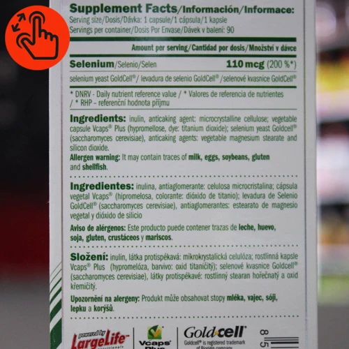 Amix Nutrition GreenDay ProVegan Selenium Natural Селен 90 капсул: Тип Селен