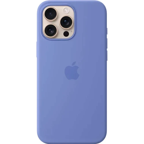 Чехол для iPhone Apple iPhone 16 Pro Max Silicone Case with MagSafe - Periwinkle (MDH04ZM/A): Цвет голубой