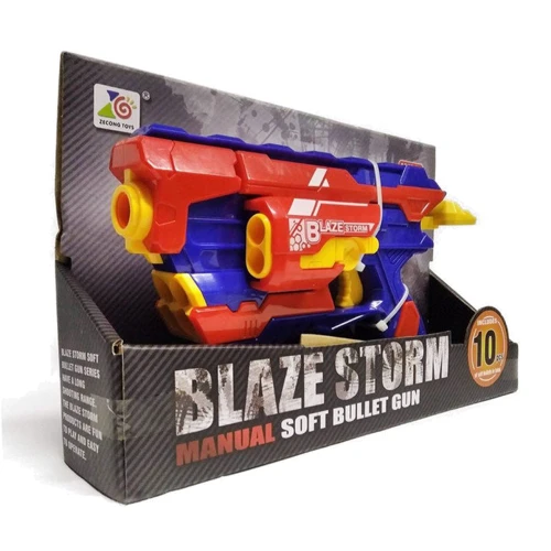 Пистолет ZECONG TOYS ZC7071,10 снарядов в комплекте, 28 см