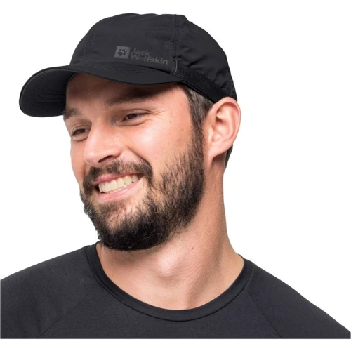 Бейсболка Jack Wolfskin Strap Cap черная (1910462_6000): Производитель Jack Wolfskin
