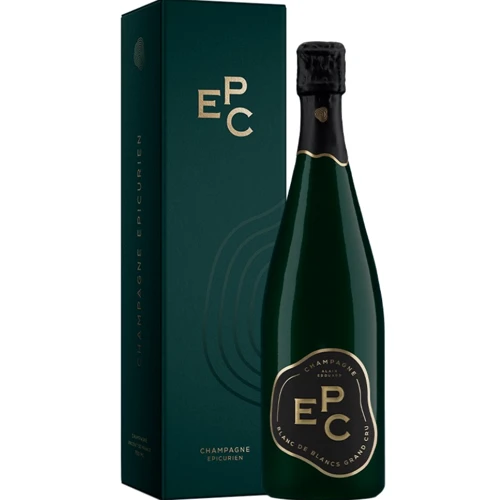 Шампанське EPC Blanc de Blancs Grand Cru gift box біле брют 12.5 % 0.75 л (WHS3770012693190)