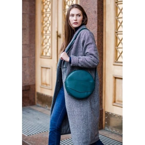Жіноча сумка через плече BlankNote зелена (BN-BAG-30-malachite): Стать жіночий