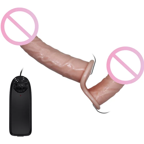 Страпон LYBAILE Ultra Passionate Harness Dual Vibration Flesh