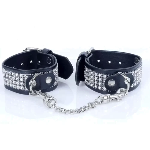 Наручники с кристаллами Fetish Boss Series - Handcuffs with cristals Silver (BS3300094)