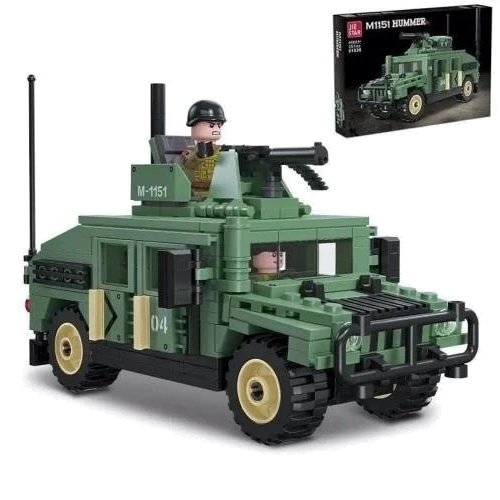 Конструктор Jie Star Военная машина M1151 Hummer 357 дет. (61026)