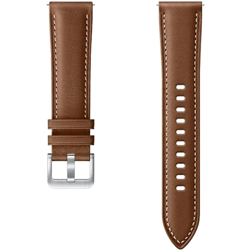 Ремешок Samsung Stitch Leather Band M/L Brown for Samsung Watch 42mm / Watch 3 41mm / Active / Active 2 (ET-SLR84LAEGRU)