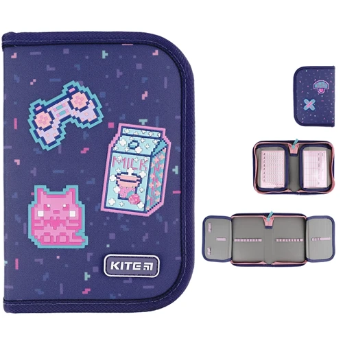 Набір Kite 555S Pixel Love рюкзак + пенал + сумка для взуття (SET_K24-555S-3) фото 6