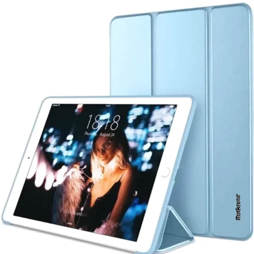 Аксессуар для iPad BeCover Tri Fold Soft TPU Silicone Light Blue for iPad 9.7 2017/2018 (708512): Цвет голубой