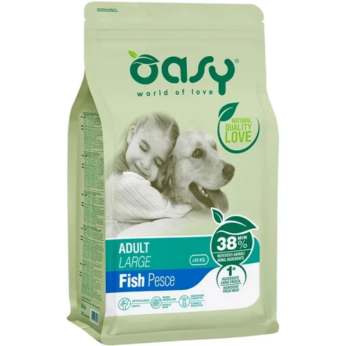 Сухой корм для собак Oasy LIFESTAGE Adult Large рыба 3 кг (8054329510148)