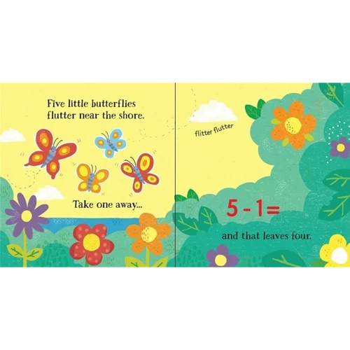 First Maths Slide and See: Taking Away / Вчимося відніманню у саду: Виробник Usborne
