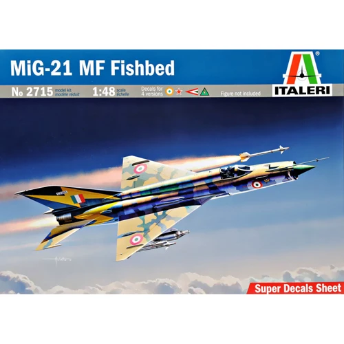 Модель Italeri Истребитель МиГ-21 MF "Fishbed" (IT2715)