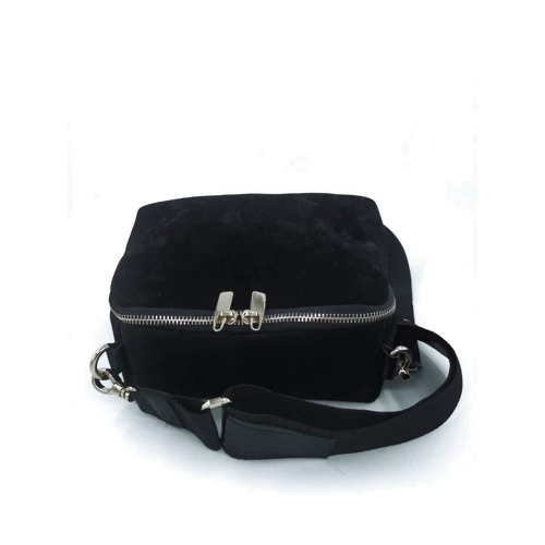 Женская сумка через плечо ARTiS Bags черная (1706 201-2845): Тип ручки Со съемным ремнем, Без ручки, Плечевой ремень