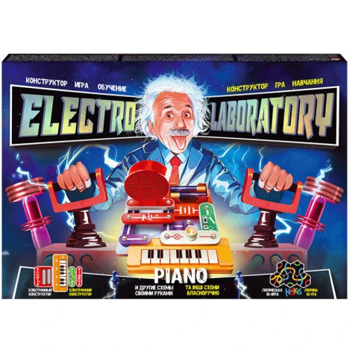 Детский конструктор Danko Toys Electro Laboratory Radio+Piano электронный (ELab-01-02)