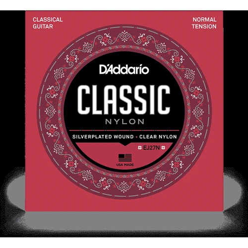 Струна для гитар Гитарные струны D'ADDARIO EJ27N STUDENT CLASSICS NORMAL TENSION