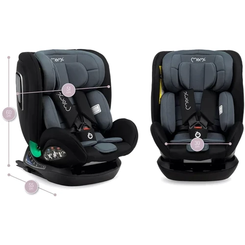 Автокрісло MoMi URSO I-Size 0-36kg Black (Hnrt_4771) фото 7