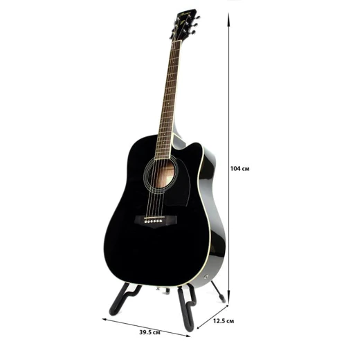 Электро-акустическая гитара Ibanez PF15ECE BK: Тип Электро-акустическая гитара