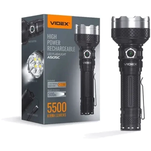 Фонарь туристический Videx VLF-A505C: Тип Ручной