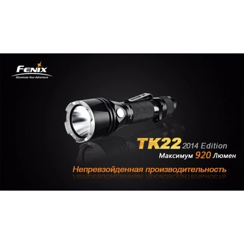 Ліхтар Fenix TK22 XM-L2 U2 new: Максимальний час роботи, год 100