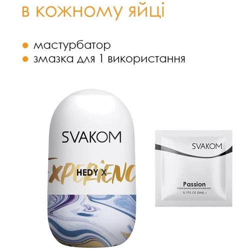 Набор яиц-мастурбаторов Svakom Hedy X- Experience