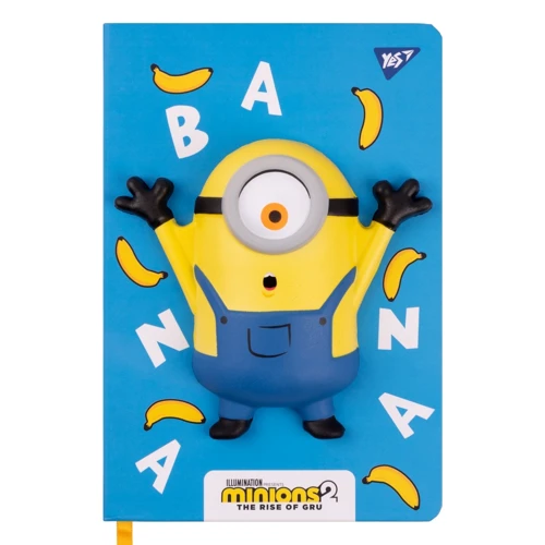 Блокнот-сквіш YES А5, 128 арк., лін. Minions (151789)