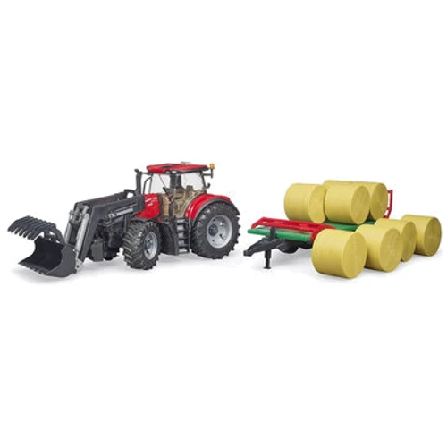 Автомодель Bruder Трактор Case IH Optum 300CVX із причепом для тюків (03198): Виробник Bruder