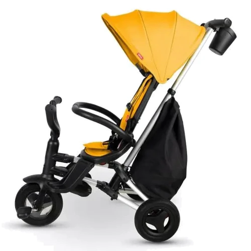 Велосипед QPLAY складной трехколесный детский Nova+ Rubber Desert Yellow (S700-13Nova+DesertYellow): Диаметр колес, дюймов 8