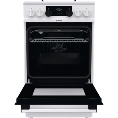 Плита комбинированная Gorenje K535W: Управление механическое, сенсорное