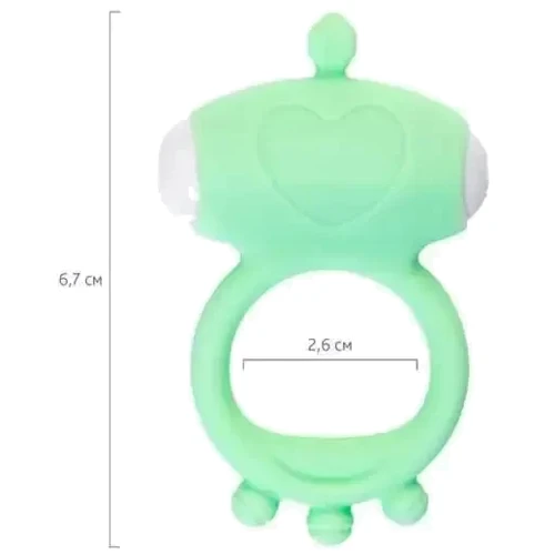 Віброкільце Toyfa A-Toys Fowd Cock Ring Green