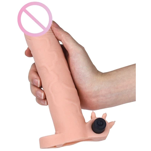 Насадка на член LoveToy Pleasure X-Tender Series Flesh Add 3"