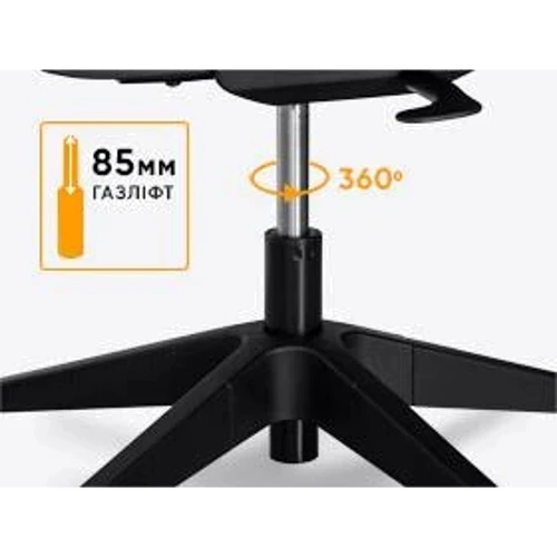 Комплект Mealux PowerDesk Lite Black + Leo Air Plus Green (EVO-201 Lite B/B +Y 546 KZ)