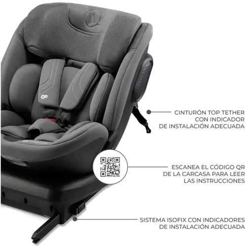 Автокресло Kinderkraft Xpedition 3 i-Size Grey (KCXPED03GRY0000) фото 14