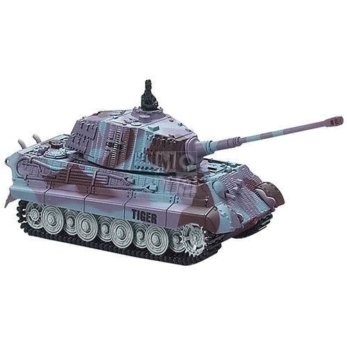 Танк-мікро Great Wall Toys King Tiger 1:72 зі звуком фіолетовий 35MHz (GWT2203-2)