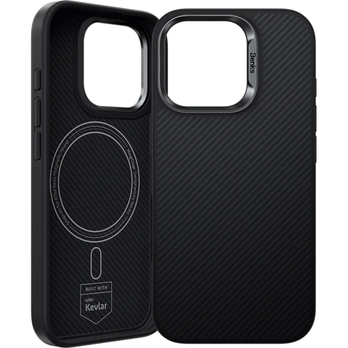 Чехол для iPhone Benks MagClap ArmorPro Case Black for iPhone 16: Материалы Кевлар