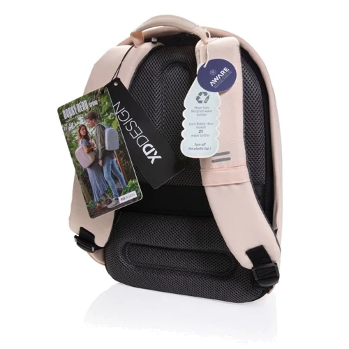 Жіночий рюкзак антизлодій XD Design Bobby Hero Spring рожевий (P705.764): Фактура Тканая, Матовая