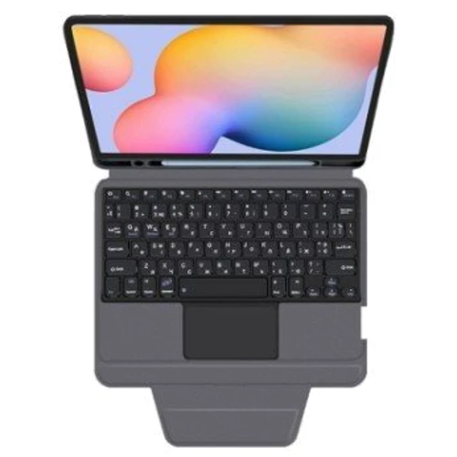Аксессуар для планшетных ПК AirOn Premium Case Smart Keyboard Black for Samsung Galaxy Tab S6 Lite P610/P615/Tab S6 Lite 2022 P613/P619 (4822352781099): Материал Полиуретан, силикон