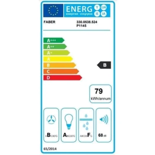 Вытяжка Faber Steelmax Ev8 Led Bk A55 (330.0538.524): Тип монтажа Настенный