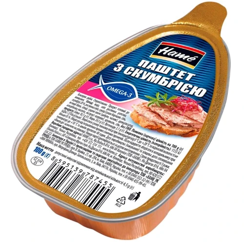 Паштет Наме со скумбрией 100 г (8595139794224)