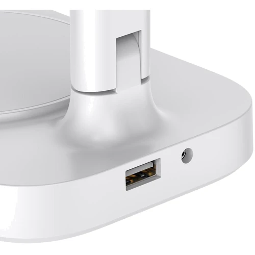 Зарядний пристрій Baseus Wireless Charging Table Lamp Lett White (ACLT-B02): Кабель в комплекті відокремлюємий