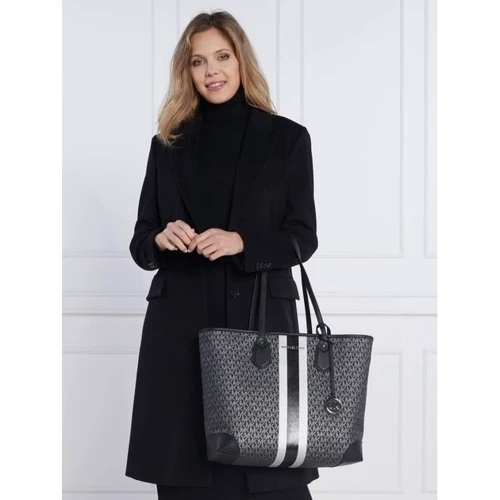 Женская сумка шоппер Michael Kors LG TOTE темно-серая (30F2SV0T3V023): Пол Женский