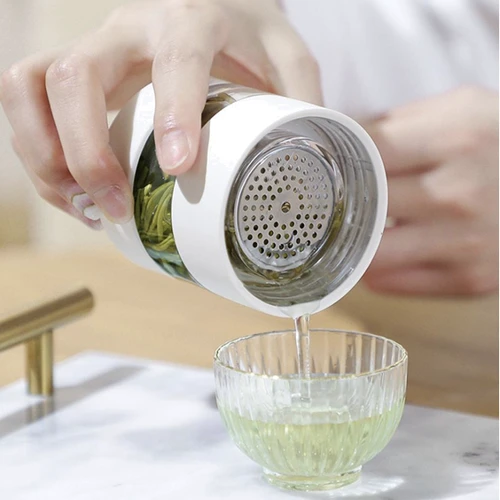 Заварочный термос Xiaomi QUANGE Intelligent Tea Separator Cup White (H8134): Объем, л 0.4