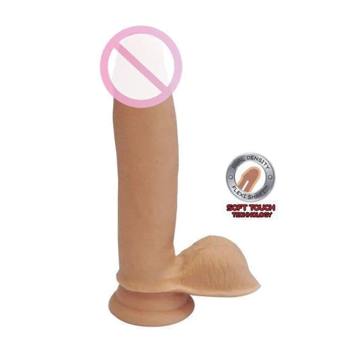 Toy Joy Get Real Dual Density реалистичный фаллоимитатор из киберкожи, 18x4 см